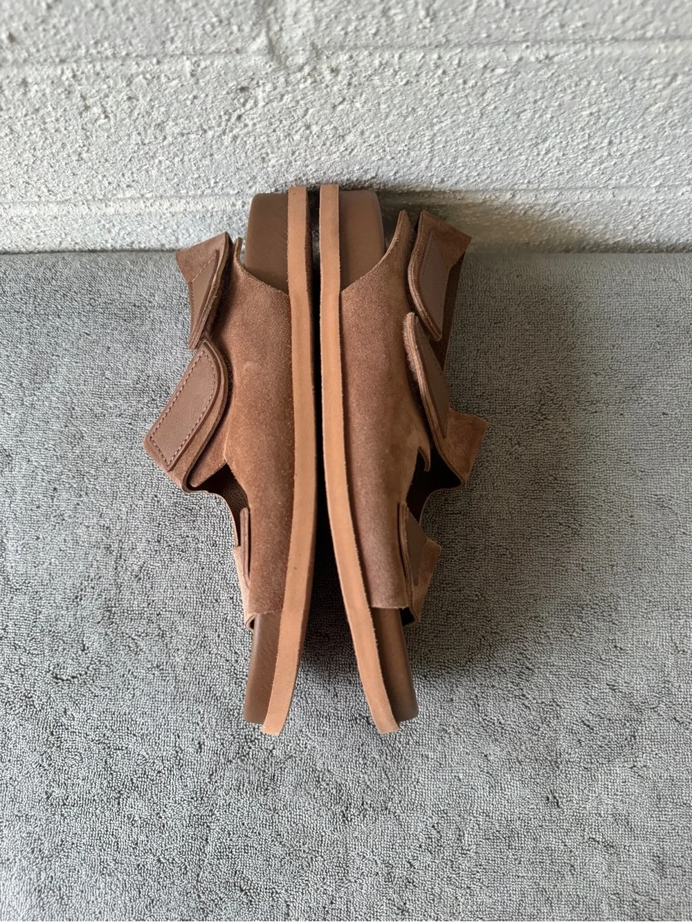 Pedro Garcia Dinka Sandals Hazelnut Suede Size 9